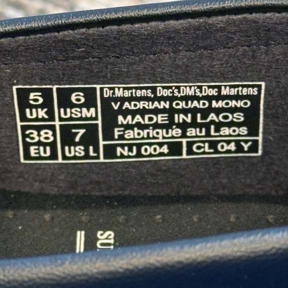 NWT Dr. Martens Vegan Adrian Quad Platform Loafers - Picture 7 of 7